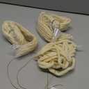 Dreadlock Extensions White Wool Double Ended DE End White Dreads Crochet Dreads Extensions 22 inches Dreadlocks Extension Straight Hippie Style Dreads for Women Men (22 Inch 15 Strands)