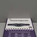 Heated Back Brace, Cordless Heating Pad for Back Pain Relief, Lower Back Massager with 3 Heating and Vibrations, Lumbar Supports Belt