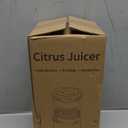 Electric Citrus Juicer Rechargeable - Electric Juicer Machines with USB and Cleaning Brush Portable Compact Juicer for Orange, Lemon, Limes (Red)