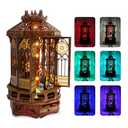 Roine Lxux 3D Wooden Puzzle of Creative Gift, for Family and Friends, 3D Wooden Puzzles Light Enhance the Lighting Atmosphere of Holiday Gatherings,Decorate Daily Life