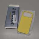 ORNARTO Compatible with iPhone 17 Pro Max Case 6.9", Slim Liquid Silicone 3 Layers Soft Gel Rubber Shockproof Protective Cover with Anti-Scratch Microfiber Lining-Buttercream Yellow