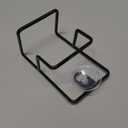 YAMAZAKI home 2265 Double Sponge Holder-Steel Rack Organizer for Kitchen Sink, One Size, Black