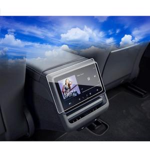 2Pack 2026 2025 Tesla Model Y Juniper Screen Protector 2024 2025 Model 3 Highland Rear Seat Screen Protector Center Control Protective Screen 2026 Model Y Tempered Glass Film