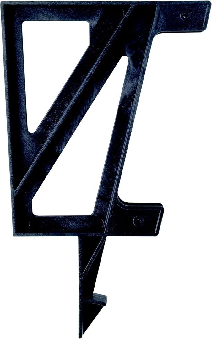 2x4basics 90172 Custom Dekmate Bench Bracket, Black, 2 Pack