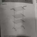 VEVOR Clothes Drying Rack, 4-Tier Foldable Laundry Dryer Rack, Metal Drying Racks with 24 Drying Rods, Free-Standing and Portable Hanger with 4 Castors and Two Side Wings for Outdoor & Indoor Use