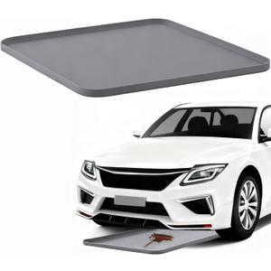 Oil Drip Pan for Under Car, Oil Spill Mat for Garage Floor Waterproof Driveway Outdoor Oil Drip Tray Silicone Oil Drip Pan No Splatter Non-Slip Oil Catch Pan Easy to Clean Reusable