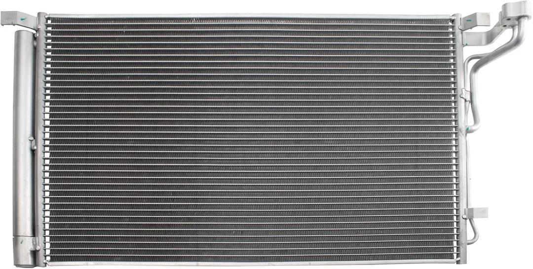 TRQ Air Conditioning A/C Condenser Compatible with 2017-2020 Hyundai Elantra 2018 Elantra GT
