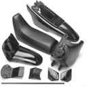 PW50 Plastics, Fender Body Seat Gas Tank for Yamaha PW50 PY50 PeeWee 50 Kid Bikes (Black)