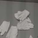 24Pcs Moisturizing White Cotton Gloves for Dry Hands Eczema Gloves for Kid and Women Stretchable Reusable Cloth Gloves(S)