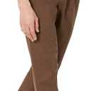 Amazon Essentials Men's Classic-Fit Wrinkle-Resistant Pleated Chino Pant (Available in Big & Tall) (Brown)