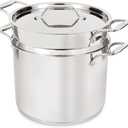 All-Clad Simply Strain 12 Qt. Multipot with Strainer Insert & Lid