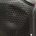 JBL PartyBox Stage 320 - Portable Party Speaker with Telescopic Handle & Wide, Sturdy Wheels, Powerful JBL Pro Sound, Futuristic lightshow, Up to 18 Hours of Play time, Splash Proof (Black)