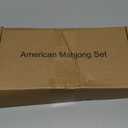 American Mahjong Tiles (1.2,Tiles Only), 166 Pcs American Mahjong Tile Set with Blue Color