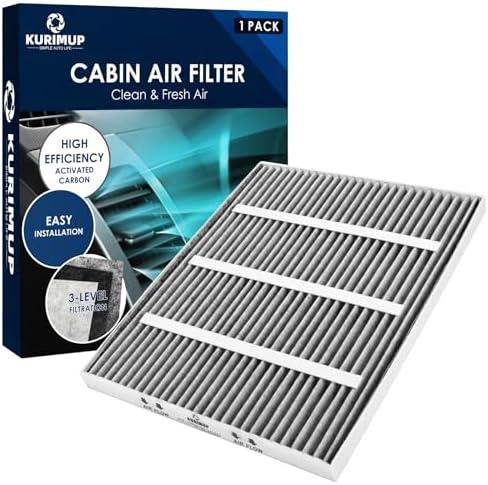 KURIMUP CF11775 Premium Cabin Air Filter with Activated Carbon,Fit for Ford Edge (2015-2023)/Fusion (2013-2020)/SSV Plug-In Hybrid (2019-2020), Lincoln Continental/MKX/MKZ/Nautilus