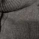 Saodimallsu Womens Oversized Cable Knit Sweater Chunky Mock Neck Long Lantern Sleeve Fall Trendy Tunic Sweaters Top, Size S