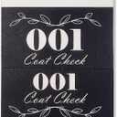 2 Part Coat Check Tickets (FANCY)