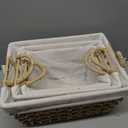 Baskets set size 15x11x8 and 9x13x7 and 8x11x6 in