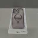 Hython for iPhone 16 Pro Max Case Glitter, Compatible with MagSafe Love Heart Magnetic Clear Phone Cases for Women Girls, Full Camera Protection Sparkle Plating Protective Cover, Deep Purple