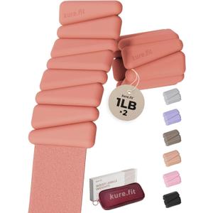 Pilates Weight | Wrist & Ankle Weights for Women | Weighted Bangles | 1LB/ 2LB Each (Set of 2)