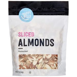 Amazon Brand - Happy Belly Sliced Almonds, 12 ounce (Pack of 1)