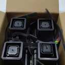 Fly Fans for Tables, Fly Repellent Fan Keep Flies Away, Battery Powered Bug Fans with Holographic Blades for Picnic, BBQ, Restaurant, Party and Kitchen, Indoor and Outdoor 4 Pack