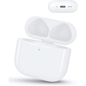 Wireless Charging Case Compatible with AirPods 4 Generation USB C Port, Air Pod 4th Gen Charger Case with Bluetooth Pairing Sync with Type-C, Built-in 660 mAh Battery, No Earbuds
