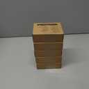 5 x Vitalizart Ivory Velvet Ribbon Set 3/8" x 15 Yd Wooden Spool Fabric Trim 3 Rolls * 5 Yd for Christmas Wreath Decoration Handmade Craft Ornaments Gift Wrapping & Bow Making