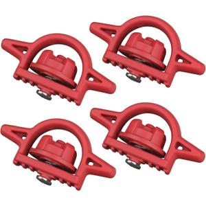 APPERFiT Bed Cleat Tie Down Anchor for Truck Bed Rail System 4pcs Compatible with 2005-2024 Toyota Tacoma Tundra Cargo Bed Accessories Parts PT278-35160 Striker Luggage Holders