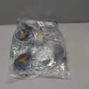 PVerandio 10Pcs 2 Inch Amber 9 LED Trailer Marker Lights, 9 LED Round Clearance Marker Lights with Plug Grommet Pigtail Hardwired for Trailer Truck RV, Waterproof Sealed, 12V