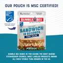 2 x Bumble Bee Sandwich in Seconds Tuna Salad, 2.5 oz Pouches (Pack of 12) - Ready to Eat - Wild Caught Tuna Packet - 8g Protein per Serving - Gluten Free
