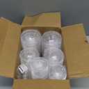 50 Set 100PCS Clear Plastic Fillable Ornaments,Transparent DIY Christmas Fillable Ball,Plastic DIY Fillable Decoration Balls 5 Different Sizes for Christmas Tree,Wedding,Party,Home Decor