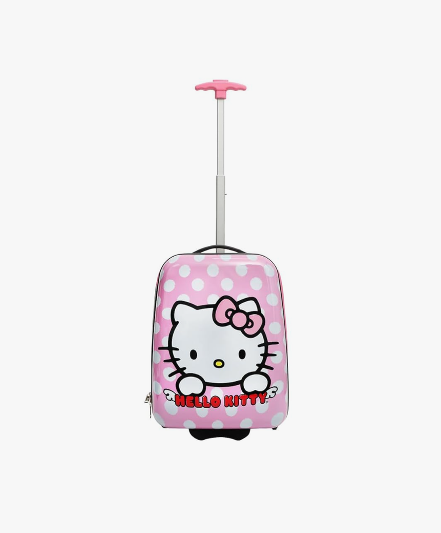 Bioworld Hello Kitty 16 Inch Telescopic Youth Carry-on Luggage Suitcase