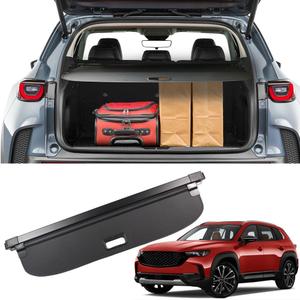 for Mazda cx-50 Cargo Cover 2026 2025 2023 2024 Black Retractable Trunk Cover Security Shield Shade for CX50 Accessories Fitted Covers for Vehicles Upholstery for Vehicles