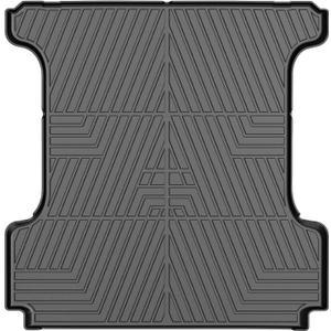 Powerty Truck Bed Mat for 2019-2025 2026 Dodge RAM 1500 Accessories 5.7 FT Truck Bed Mat TPE All Weather Cargo Licner Heavy-Duty Cargo Mat Bedliner