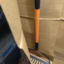 Nohovu Garden Rake - 14 Tine Heavy Duty Rake with 58 Inch Fiberglass Handle