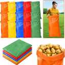 15Pcs Potato Sack Race Bags Large Size Game Race Bag for Carnival Easter Christmas School Outside Lawn Sports Games, Birthday Parties, Outdoor Family Gatherings, Barbecues