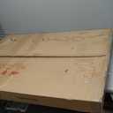 40"x28" Irregular Wall Mirror, Farmhouse Asymmetrical Mirror for Wall Decor, Wood Frame Bathroom Mirror for Living Room Bedroom Entryway Bathroom, Vertically, Walnut