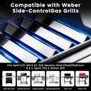 Utheer 22.5 inch 7537 Flavor Bars for Weber Spirit 300 Series E-310 E-320 S-310 S-320 with Side Controls, Spirit 700, Genesis Silver Gold Platinum B/C, Weber 900 Gas Grills, for Weber 7536 65903 7537