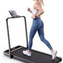 NEWBULIG Walking Pad Treadmill for Home, Lightweight Walk Machine with Remote Control and LED Display, Portable Treadmill Under Desk for Walking, Jogging, Running, Black 42.2"D x 22.1"W x 38"H