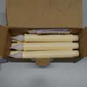 Meonum 6 Pack Window Candles Battery Operated, 7.6 Inch Christmas Candles, LED Window Decoration with Sensor Dusk to Dawn, Flameless Taper Decorations with Suction Cups for Christmas (Light Yellow)