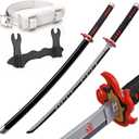 Zisu Demon Katana Sword, About 41 inches, Hashira Pillars & Protagonist Katana for Cosplay Purpose, Anime Original Texture, Medium