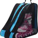 Skate Bags, Great for Roller Skates, Ice Skates, Quad Skates, Inline Skates, Rollerblade, Figure Skates, Ice Hockey Skate - Skate Accessories for Kids and Adults (Blue)