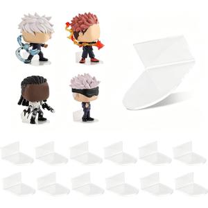 Small Acrylic Wall Shelves – 2" Clear Floating Display Stand for Funko Pop