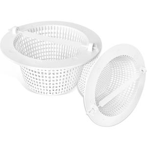 SPX1091C Skim Basket Replaces SP1091C1 SP1091C2 SPX1091C1 51-150-1084 513330, Compatible with Hay ward Automatic Skimmer Models SP1091LX SP1091WM, Ground Pool Skimmer Basket with Handle, 2 Pack