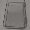 iDesign Kitchen Binz BPA-Free Plastic Stackable Organizer Box with Lid - 7.26" x 10.75" x 2.37", Clear