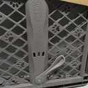 MYPET North States Paws Portable Pet Gate: 26-40" Wide. Pressure Mount. No Tools Needed. Made in USA, 23" Tall, Expandable, Durable Dog Gates for Doorways, Fieldstone Gray