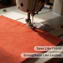 GONGZITEM Washable Kraft Paper Roll 16.9" x 58.5"  Sewable Kraft Paper Fabric for DIY Bag Making, Tote & Lunch Bags  Leather-Like Craft Material (GZ04)