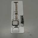 QUNDAXI Slim Watch Band Compatible with Apple Watch 41mm 45mm 42mm 44mm 40mm 38mm Metal Stainless Steel Watchband Suitable for iWatch 11/10/9/8/7/6/5/4/3/2/1/SE Series Women Luxury Strap