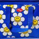 wiggle wiggle Insulated Lunch Box, Reusable Cooler Tote Bag with Thermal Insulation, Waterproof Interior Non-Slip Handles for Work, Picnic & Travel Smile We Love(L)