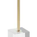Clear Acrylic End Table,Side Table,for Livingroom,13.5 x 13.5 inch, 23 inch High